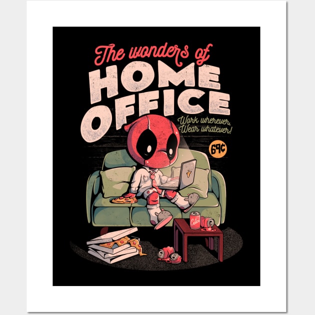 The Wonders Of Home Office - Funny Geek Movie Hero Gift Wall Art by eduely